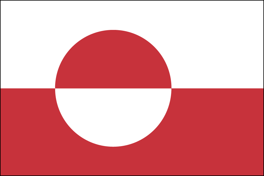 Nylon Greenland Flag