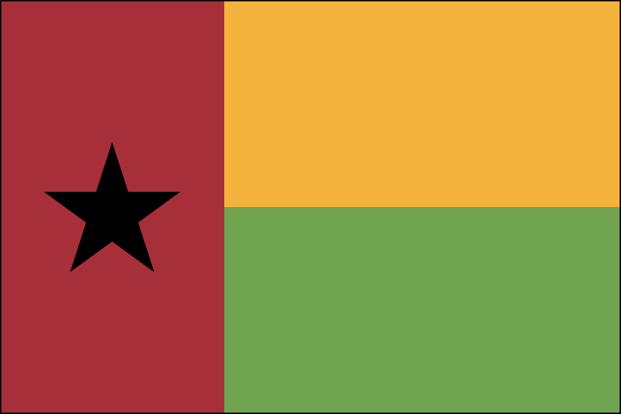 Nylon Guinea Bissau Flag