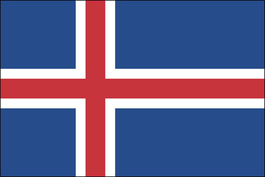 Nylon Iceland Flag