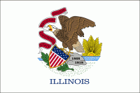 Nylon Illinois State Flag