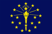Nylon Indiana State Flag
