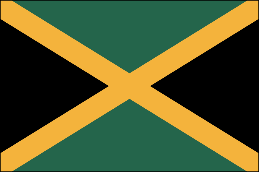 Nylon Jamaica Flag