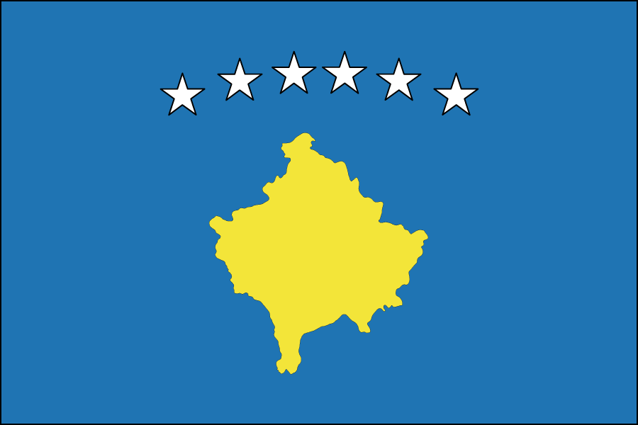 Nylon Kosovo Flag