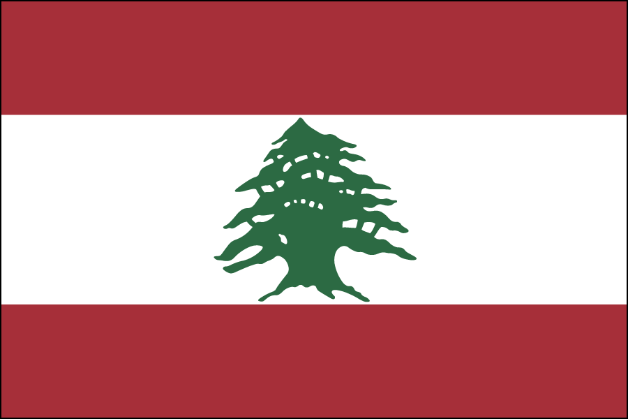 Nylon Lebanon Flag