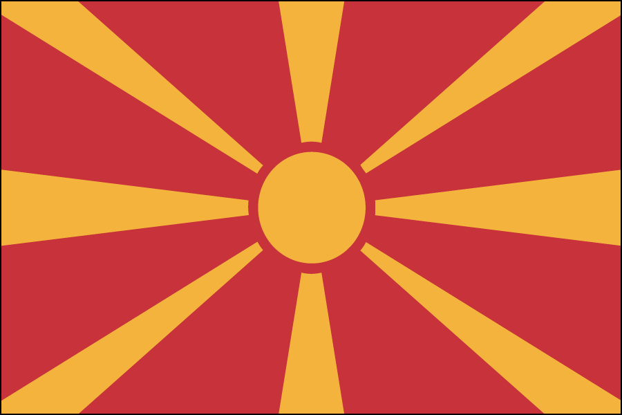 Nylon Macedonia Flag