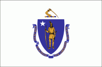 Nylon Massachusetts State Flag