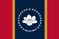 Nylon Mississippi State Flag