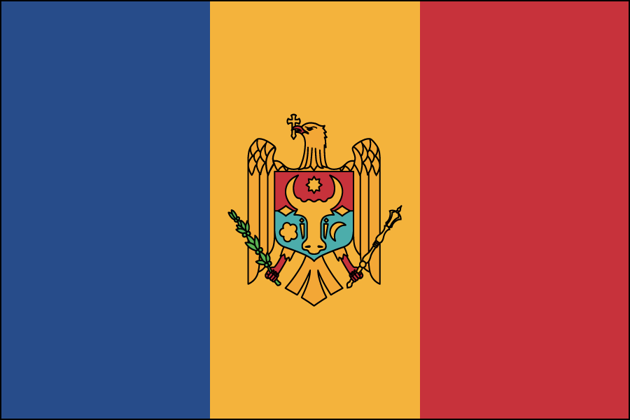 Nylon Moldova Flag