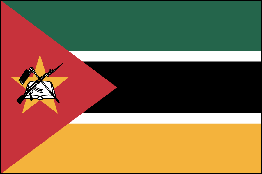 Nylon Mozambique Flag