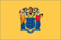 Nylon New Jersey State Flag