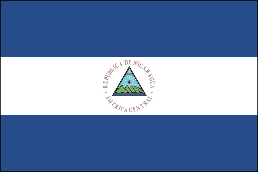 Nylon Nicaragua Flag