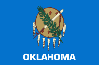 Nylon Oklahoma State Flag
