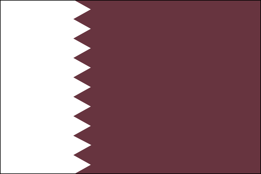 Nylon Qatar Flag