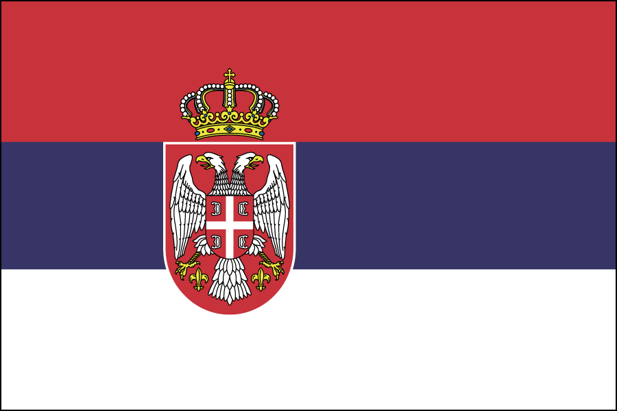 Nylon Serbia Flag