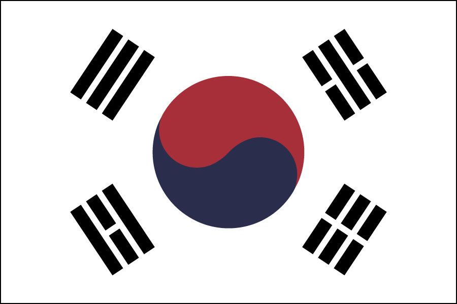 Nylon South Korea Flag
