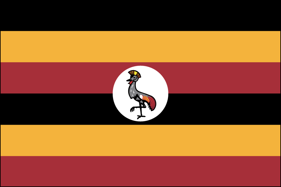 Nylon Uganda Flag
