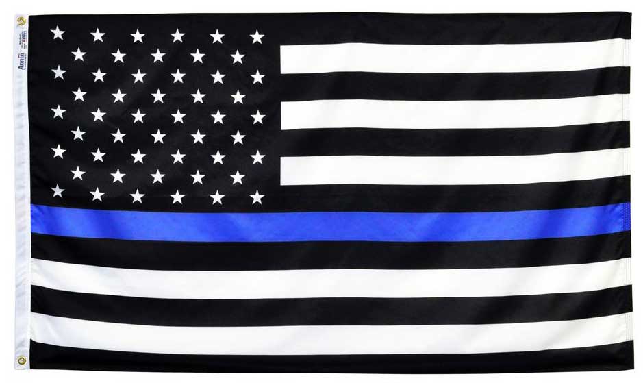 Thin Blue Line Flag, 3x5'