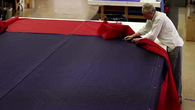 Making of the 2013 Boston Red Sox World Series Banner